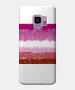 Lesbian Flag Crosshatch Design