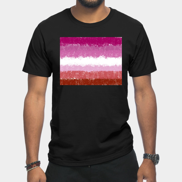 5043410_0-3 Lesbian Flag Crosshatch Design