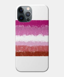 Lesbian Flag Crosshatch Design