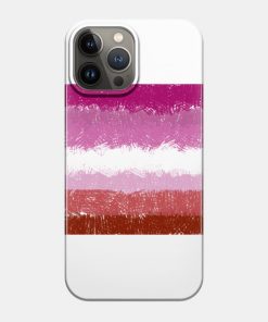 Lesbian Flag Crosshatch Design