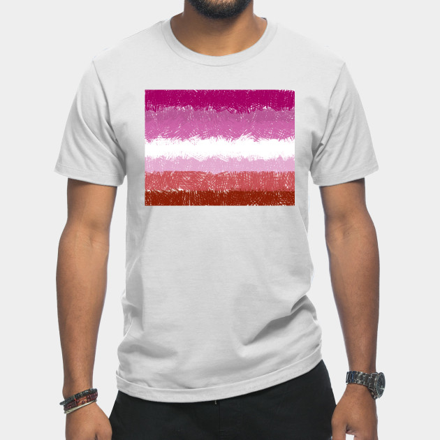 5043410_0-5 Lesbian Flag Crosshatch Design