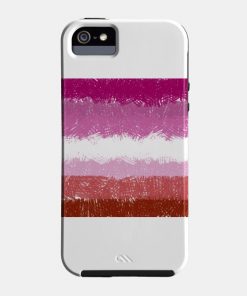 Lesbian Flag Crosshatch Design