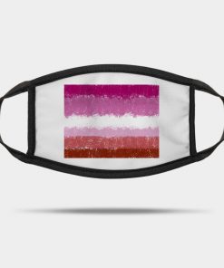Lesbian Flag Crosshatch Design