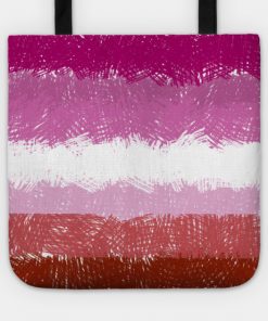 Lesbian Flag Crosshatch Design