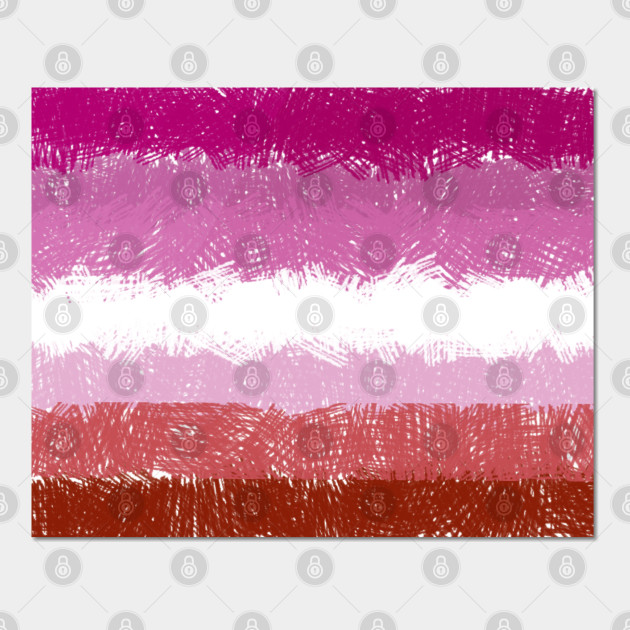 5043410_0-68 Lesbian Flag Crosshatch Design