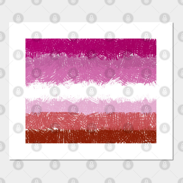5043410_0-69 Lesbian Flag Crosshatch Design
