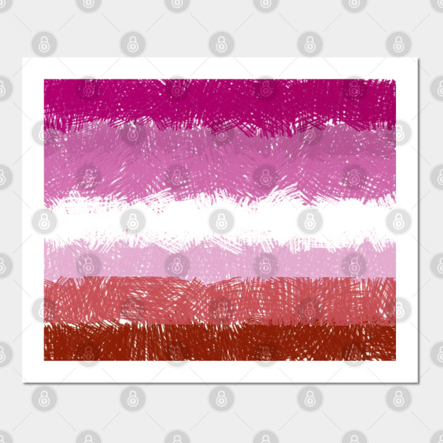 5043410_0-71 Lesbian Flag Crosshatch Design