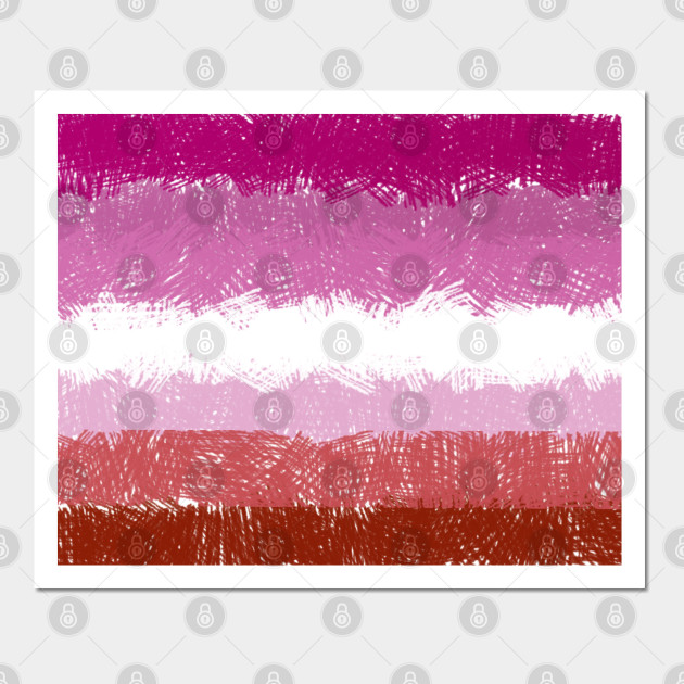 5043410_0-73 Lesbian Flag Crosshatch Design