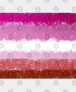 Lesbian Posters - Lesbian Flag Crosshatch Design Poster TP1503 6 - Lesbian Flag Lesbian Flag Crosshatch Design