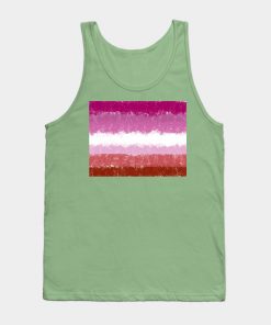 Lesbian Flag Crosshatch Design