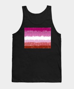 Lesbian Flag Crosshatch Design