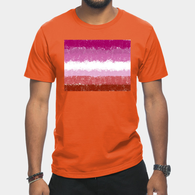 5043410_0-9 Lesbian Flag Crosshatch Design