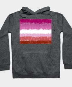 Lesbian Flag Crosshatch Design