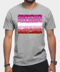Lesbian T-Shirts - Lesbian Swirls Flag Design T-Shirt TP1503 14 - Lesbian Flag Lesbian Swirls Flag Design