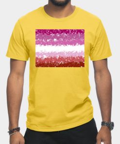 Lesbian T-Shirts - Lesbian Swirls Flag Design T-Shirt TP1503 16 - Lesbian Flag Lesbian Swirls Flag Design
