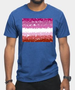 Lesbian T-Shirts - Lesbian Swirls Flag Design T-Shirt TP1503 17 - Lesbian Flag Lesbian Swirls Flag Design