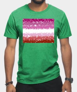 Lesbian T-Shirts - Lesbian Swirls Flag Design T-Shirt TP1503 22 - Lesbian Flag Lesbian Swirls Flag Design