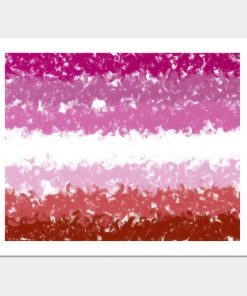 Lesbian Posters - Lesbian Swirls Flag Design Poster TP1503 3 - Lesbian Flag Lesbian Swirls Flag Design