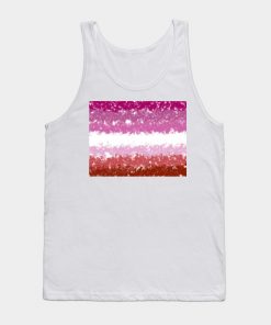 Lesbian Tank Tops - Lesbian Swirls Flag Design Tank Top TP1503 2 - Lesbian Flag Lesbian Swirls Flag Design