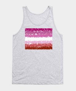 Lesbian Tank Tops - Lesbian Swirls Flag Design Tank Top TP1503 4 - Lesbian Flag Lesbian Swirls Flag Design