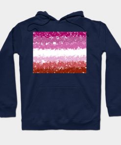 Lesbian Hoodies - Lesbian Swirls Flag Design Hoodie TP1503 3 - Lesbian Flag Lesbian Swirls Flag Design