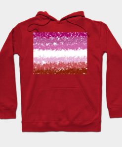 Lesbian Hoodies - Lesbian Swirls Flag Design Hoodie TP1503 4 - Lesbian Flag Lesbian Swirls Flag Design