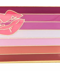 LGBT Pride Flags Enamel Pin Set (10pcs) PN0112 16 - Lesbian Flag Lipstick Lesbian Official PAN FLAG Merch