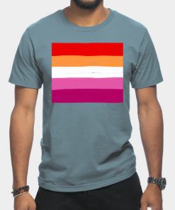 Lesbian T-Shirts - Lesbian flag T-Shirt TP1503 14 - Lesbian Flag Lesbian flag
