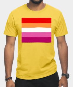 Lesbian T-Shirts - Lesbian flag T-Shirt TP1503 16 - Lesbian Flag Lesbian flag