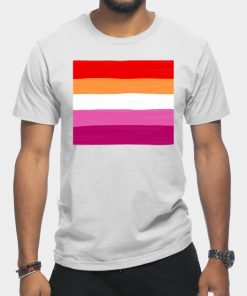 Lesbian T-Shirts - Lesbian flag T-Shirt TP1503 17 - Lesbian Flag Lesbian flag