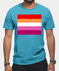 Lesbian T-Shirts - Lesbian flag T-Shirt TP1503 18 - Lesbian Flag Lesbian flag