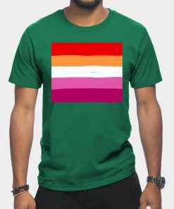 Lesbian T-Shirts - Lesbian flag T-Shirt TP1503 20 - Lesbian Flag Lesbian flag
