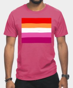 Lesbian T-Shirts - Lesbian flag T-Shirt TP1503 21 - Lesbian Flag Lesbian flag