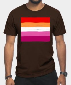 Lesbian T-Shirts - Lesbian flag T-Shirt TP1503 22 - Lesbian Flag Lesbian flag