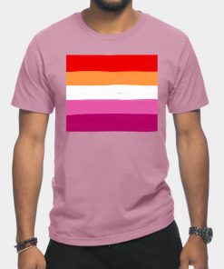 Lesbian T-Shirts - Lesbian flag T-Shirt TP1503 23 - Lesbian Flag Lesbian flag