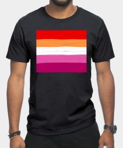 Lesbian T-Shirts - Lesbian flag T-Shirt TP1503 25 - Lesbian Flag Lesbian flag