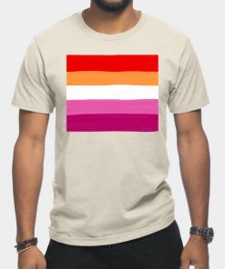 Lesbian T-Shirts - Lesbian flag T-Shirt TP1503 26 - Lesbian Flag Lesbian flag