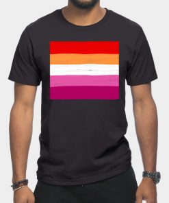 Lesbian T-Shirts - Lesbian flag T-Shirt TP1503 3 - Lesbian Flag Lesbian flag