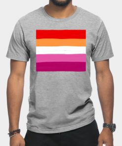 Lesbian T-Shirts - Lesbian flag T-Shirt TP1503 5 - Lesbian Flag Lesbian flag