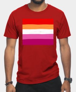 Lesbian T-Shirts - Lesbian flag T-Shirt TP1503 7 - Lesbian Flag Lesbian flag