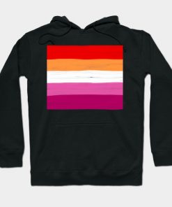 Lesbian Hoodies - Lesbian flag Hoodie TP1503 2 - Lesbian Flag Lesbian flag