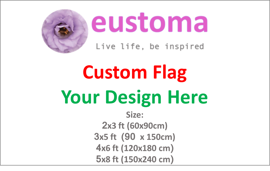 Custom_Flag Custom Design Flag PN0112 2x3 ft (60x90 cm) / 2 Grommets Official PAN FLAG Merch