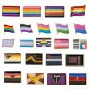 LGBT Pride Flags Enamel Pin Set (10pcs) PN0112 Transgender Pride Official PAN FLAG Merch