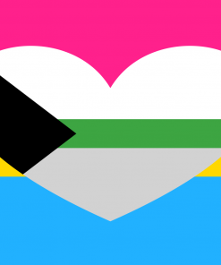 3x5 ft (90x150 cm) / Demi BG L Official PAN FLAG Merch