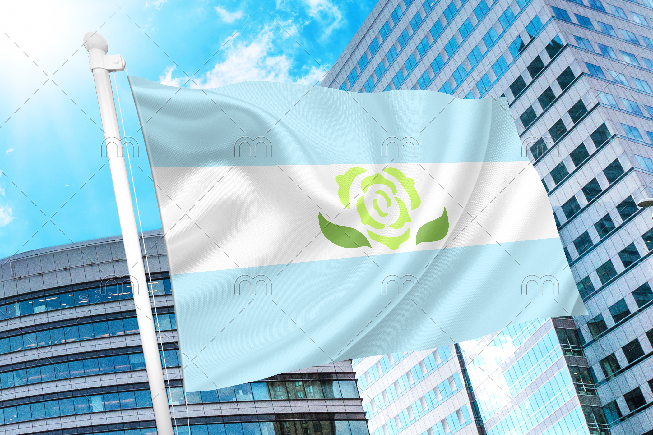 achillian Achillean Pride Flag PN0112 2x3 ft (60x90cm) / 2 Grommets Left Official PAN FLAG Merch