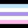 Alternate Androgyne Flag PN0112 2x3 ft (60x90cm) / 2 Left Grommets Official PAN FLAG Merch