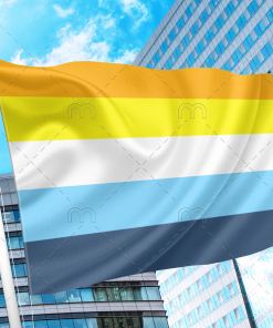 Aroace Flag PN0112 2x3 ft (60x90cm) / 2 Grommets Left Official PAN FLAG Merch