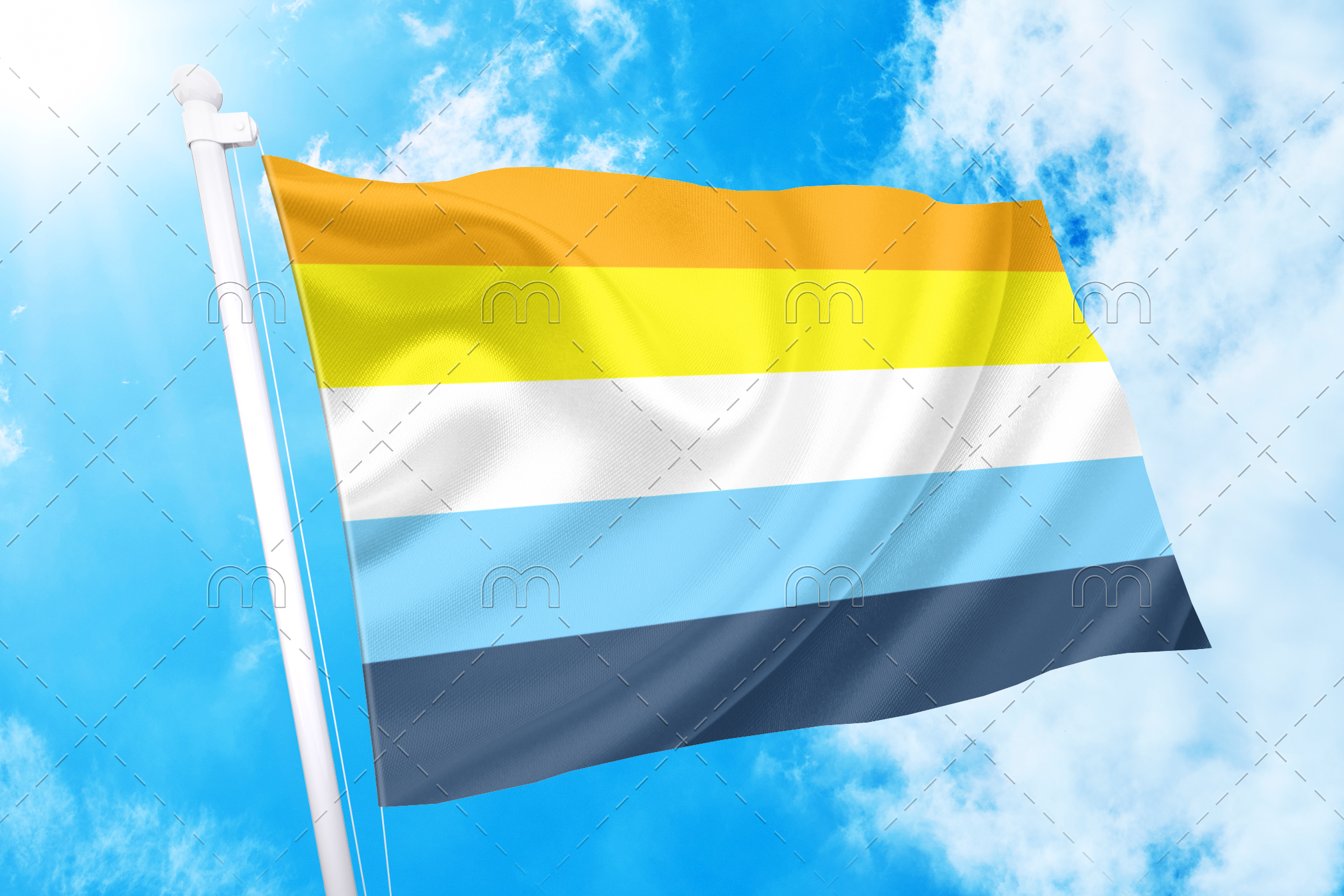 aroac 2x3 ft (60x90cm) / No Grommets Official PAN FLAG Merch