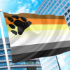 Bear Brotherhood Pride Flag PN0112 2x3 ft (60x90cm) / 2 Grommets left Official PAN FLAG Merch