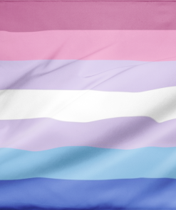 Bigender Pride Flag PN0112 2 - Lesbian Flag 2x3ft (60x90 cm) / Bigender / No Grommets Official PAN FLAG Merch
